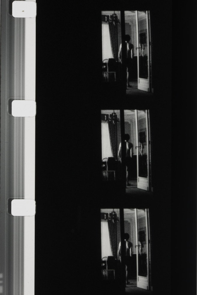 Autoportrait en blanc et en noir