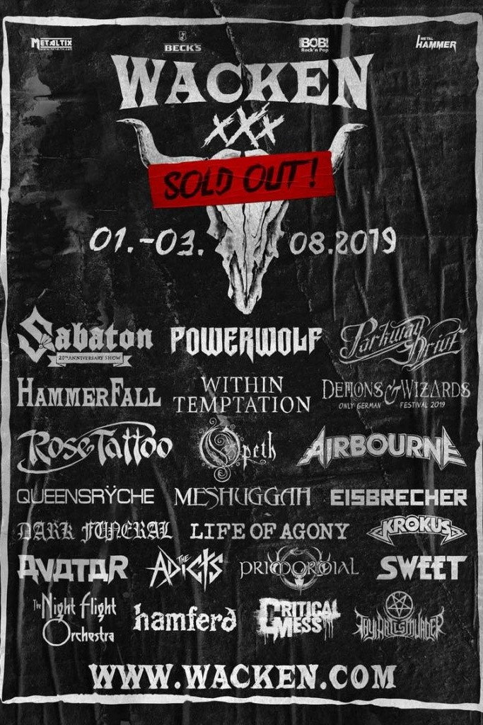 Hammerfall Live At Wacken Open Air 2019