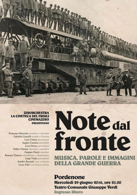 Note dal fronte: musica, parole e immagini della grande guerra