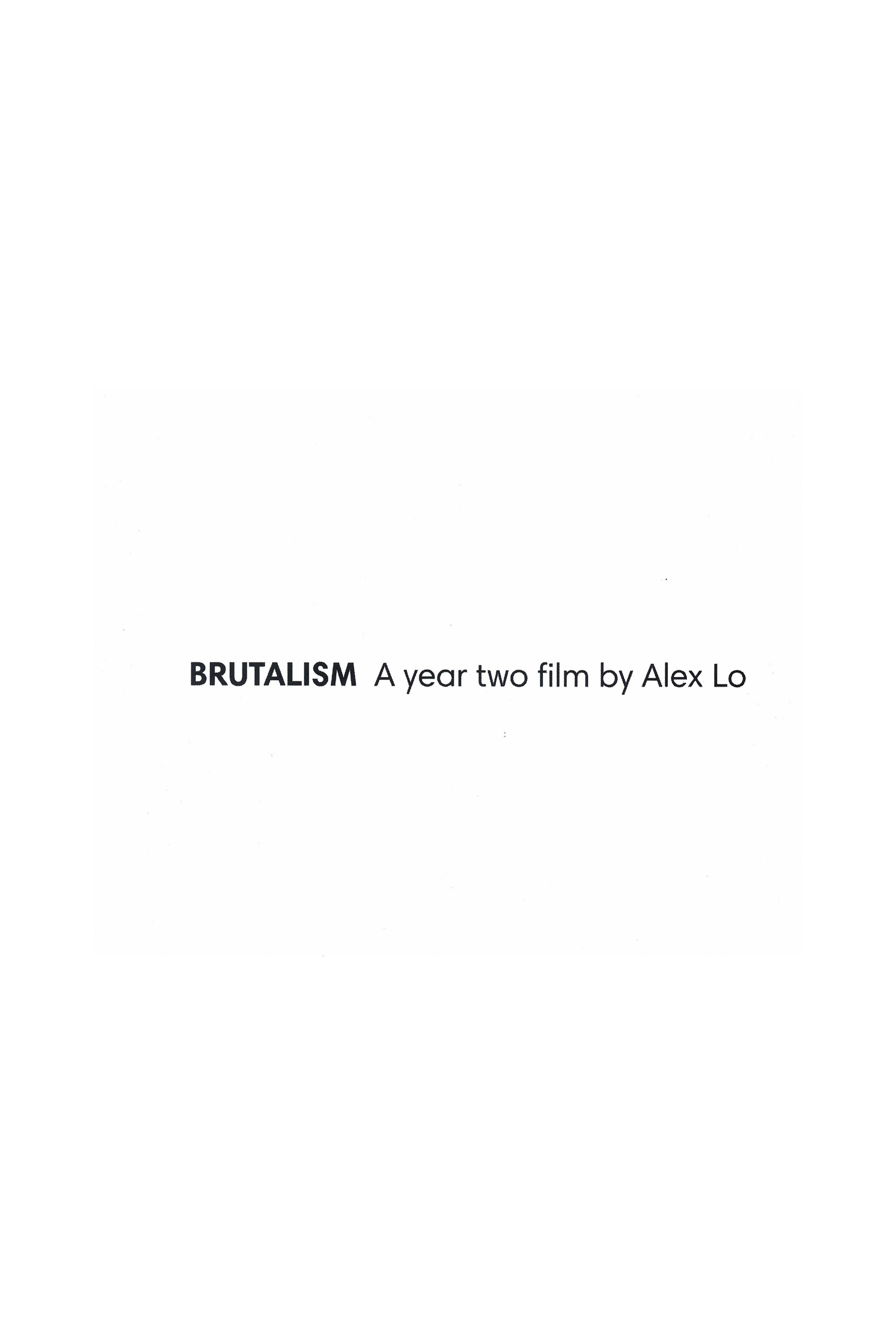 BRUTALISM