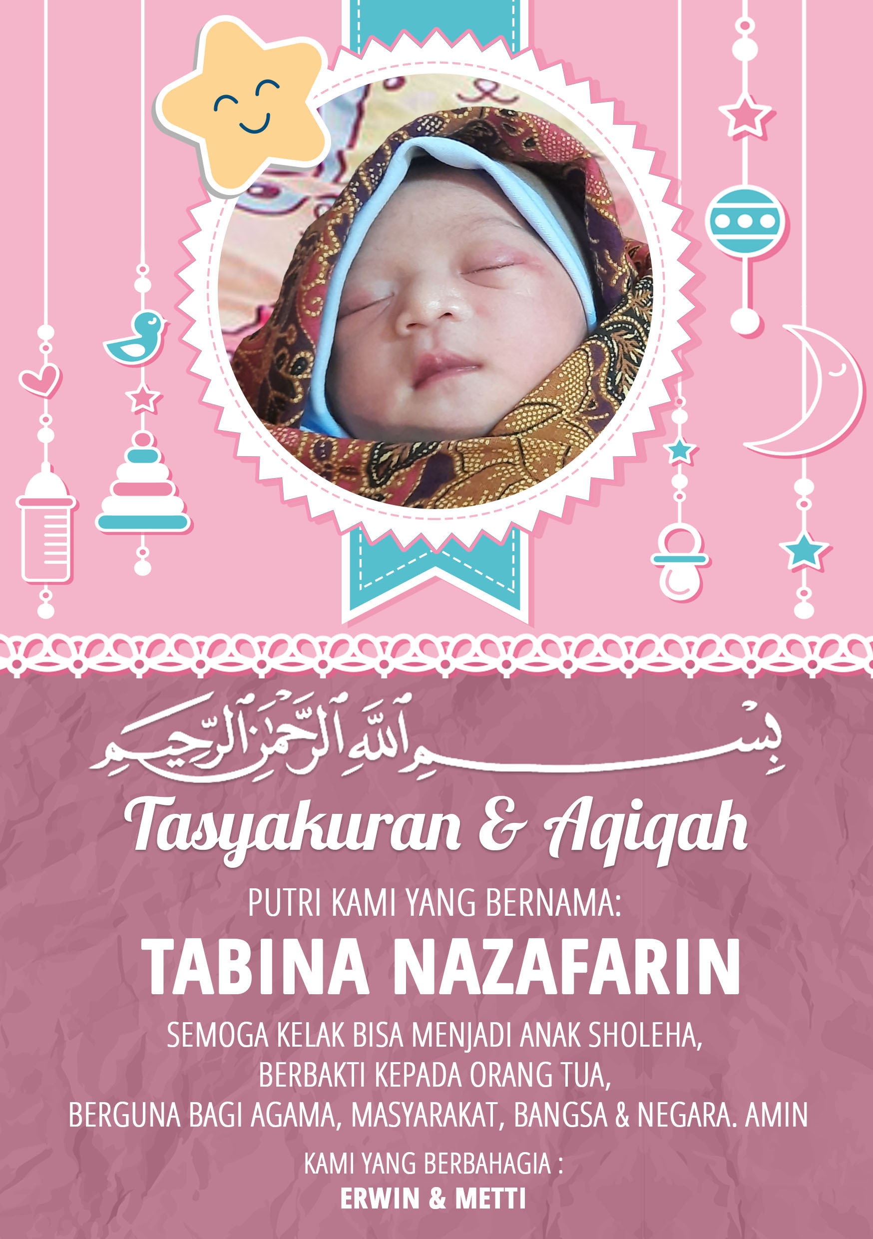 Tasyakuran & Aqiqah Tabina