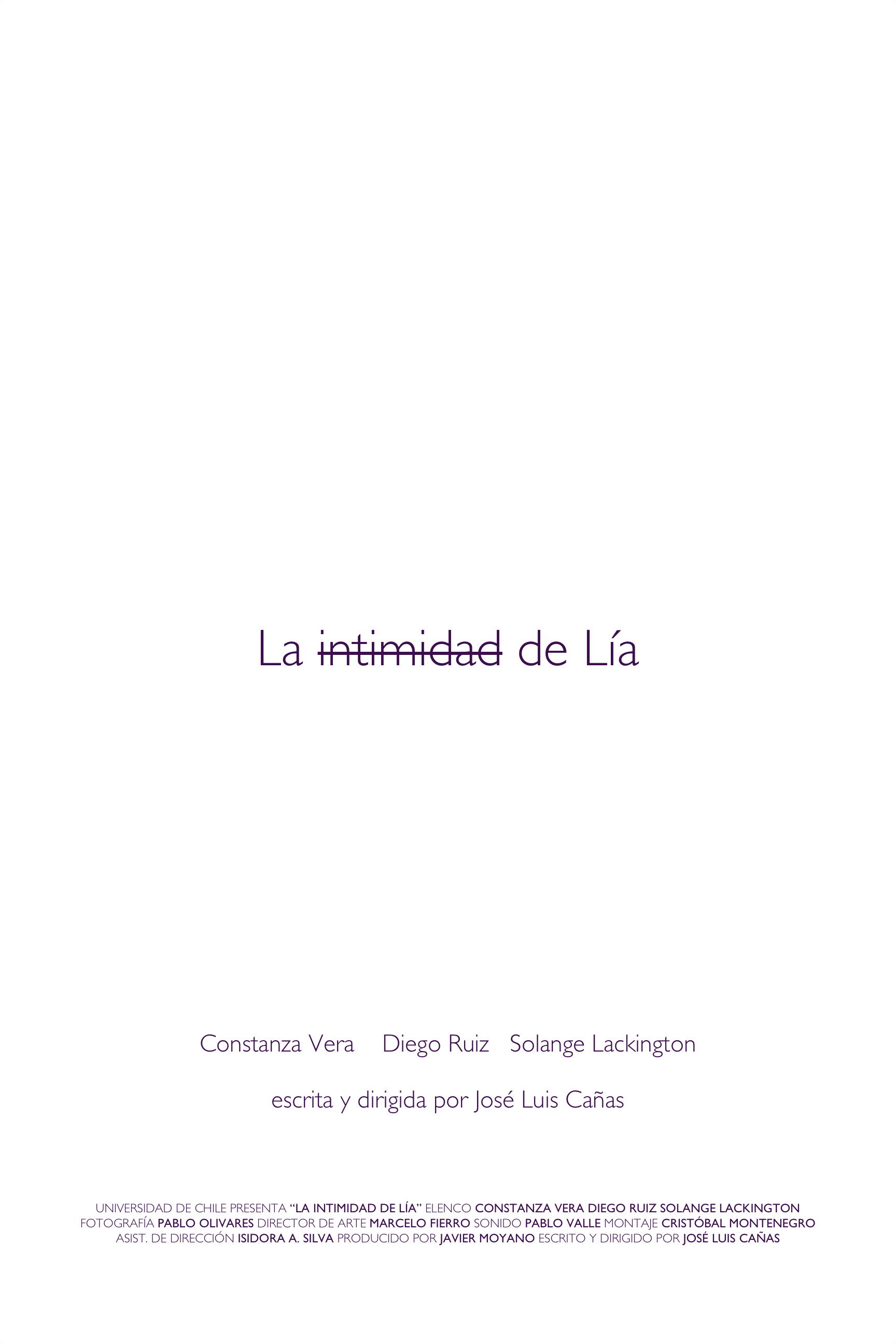 La intimidad de Lía