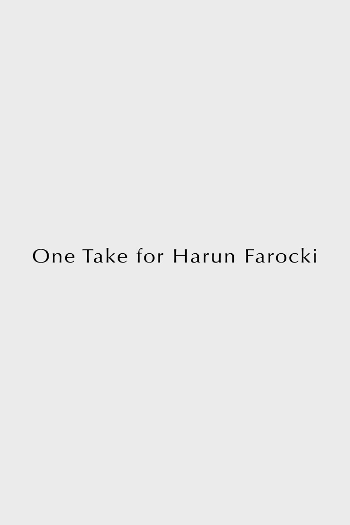 Eine Einstellung für Harun Farocki