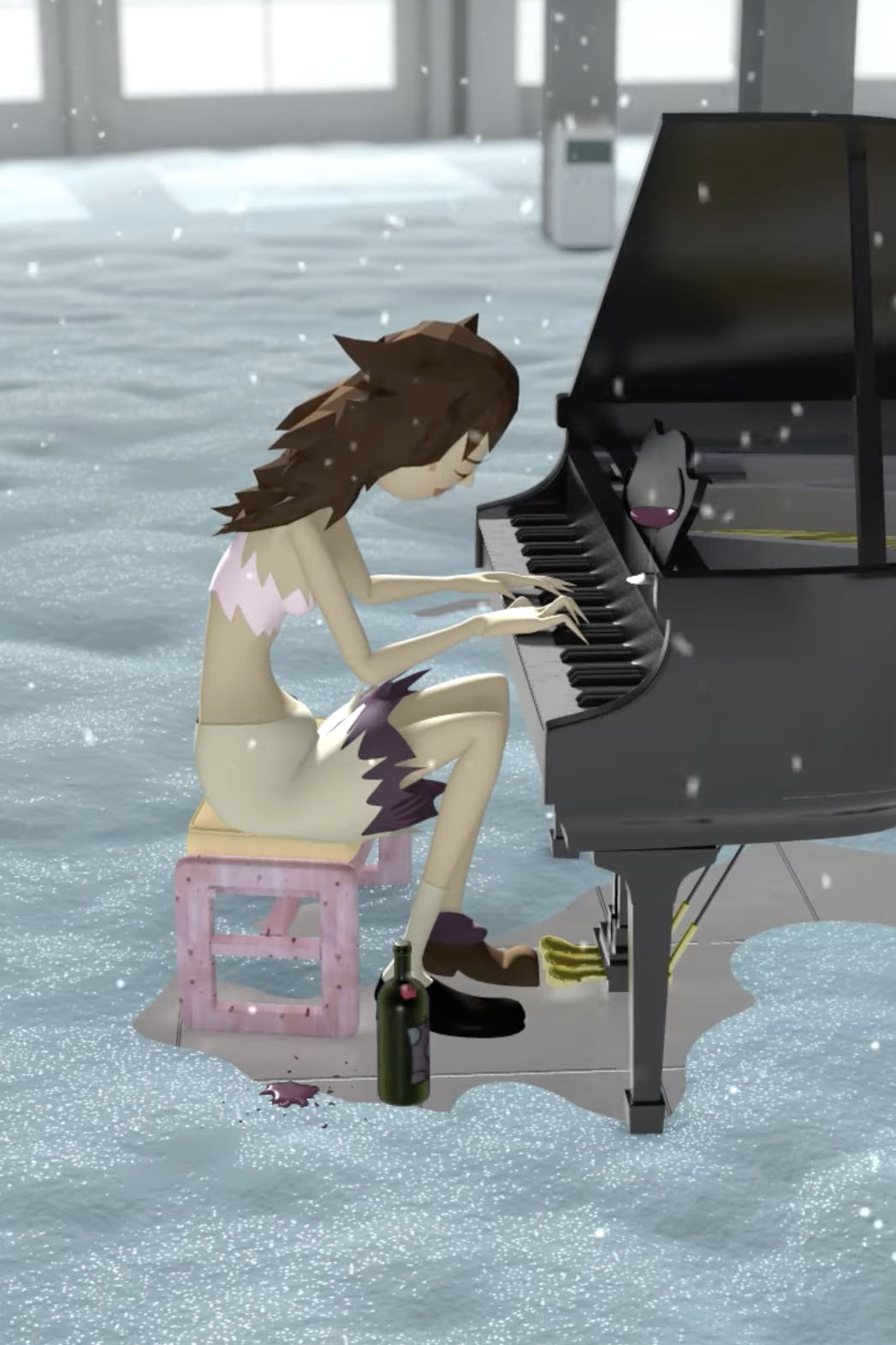 Mandy's Piano Solo in Columbine Cafeteria