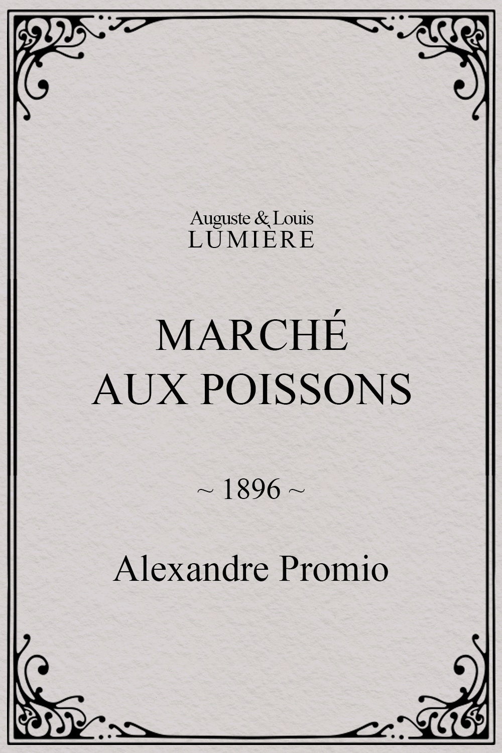 Marché aux poissons