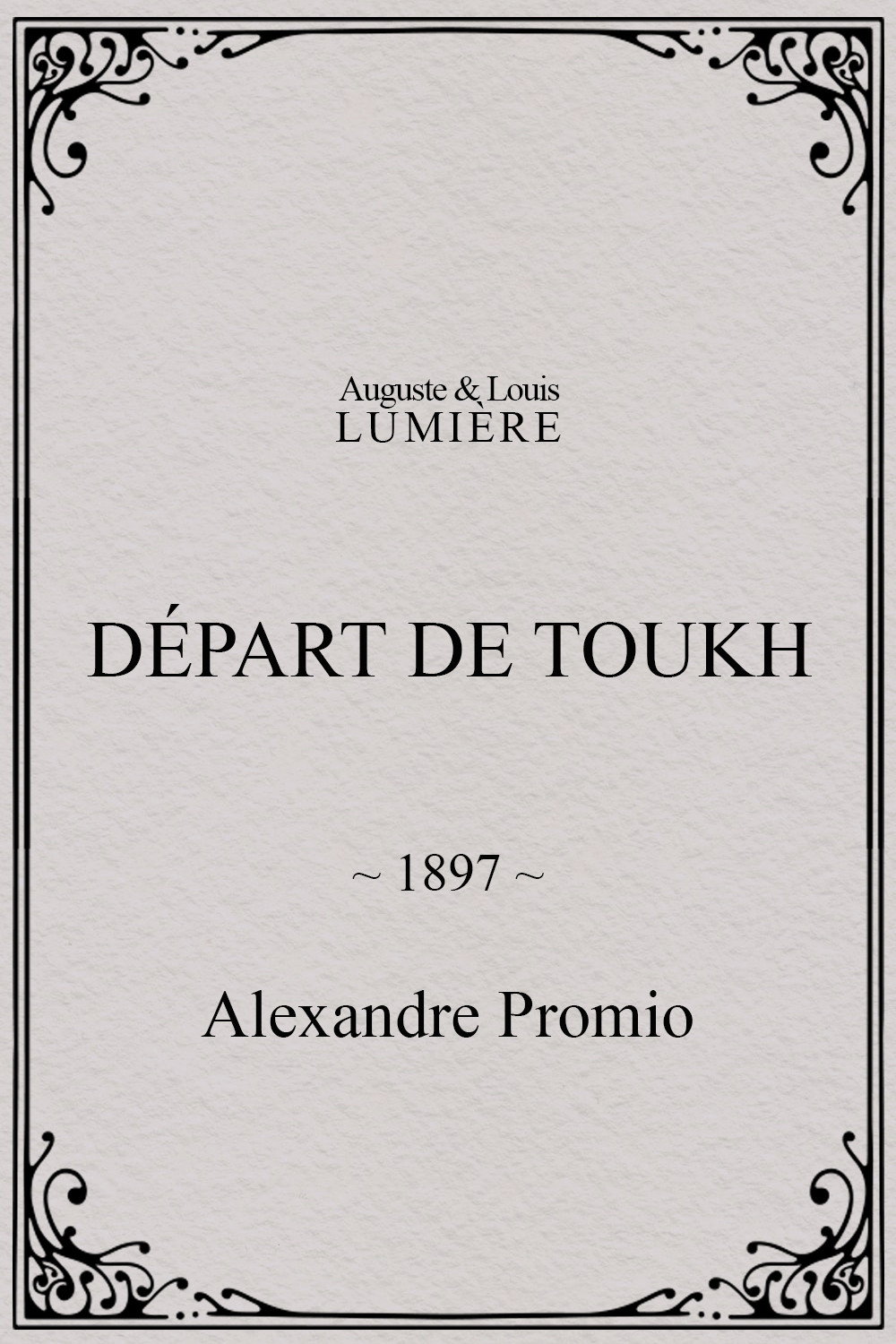 Départ de Toukh