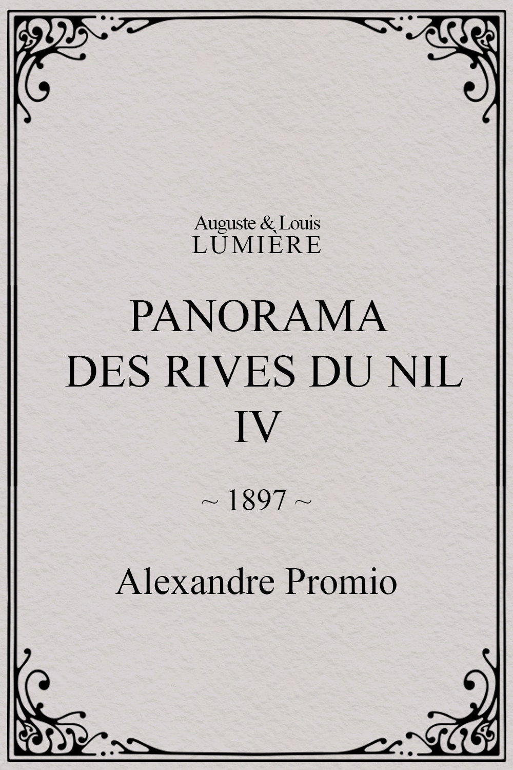 Panorama des rives du Nil, [IV]