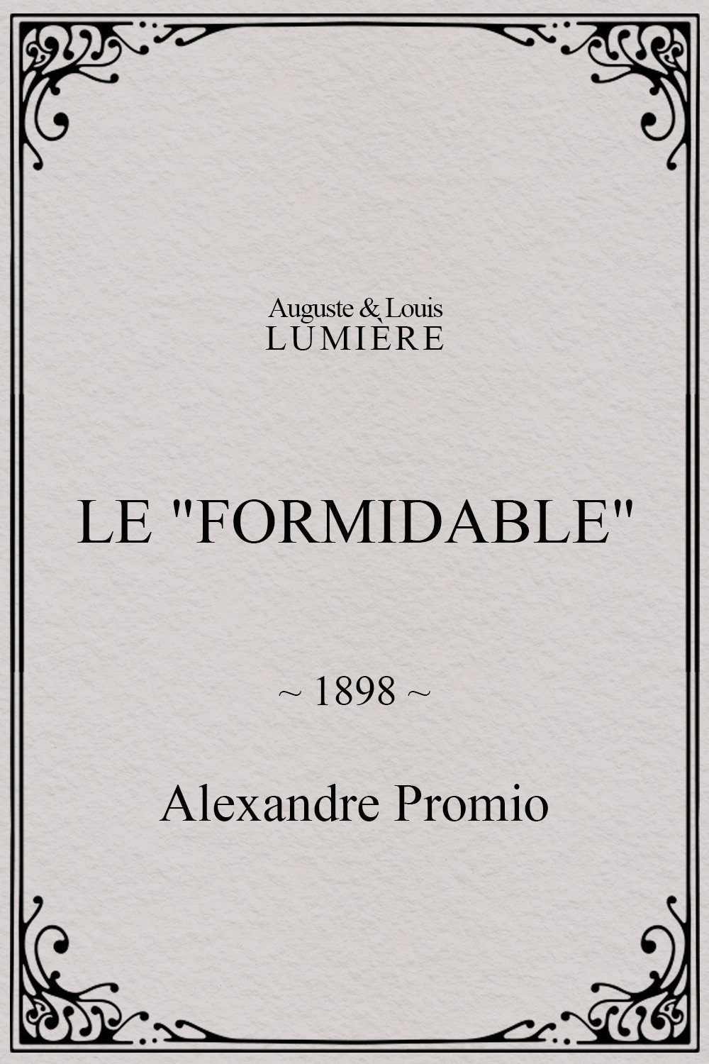 Le "Formidable"