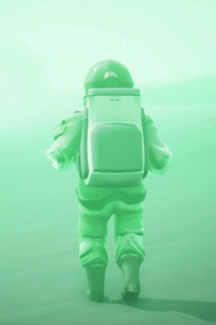 海辺の男