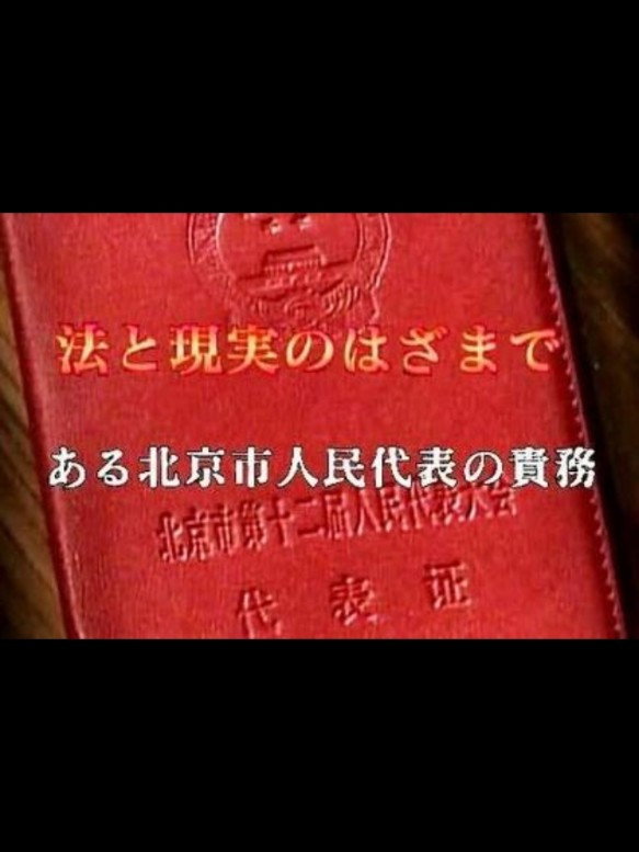 BSドキュメンタリー「法と現実のはざまで～ある北京人民代表の責務～」