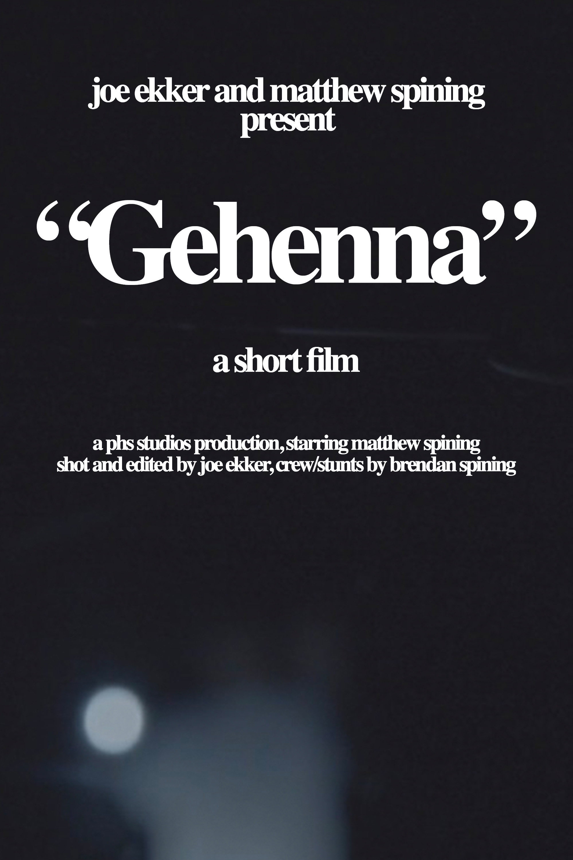 "Gehenna" - a short film