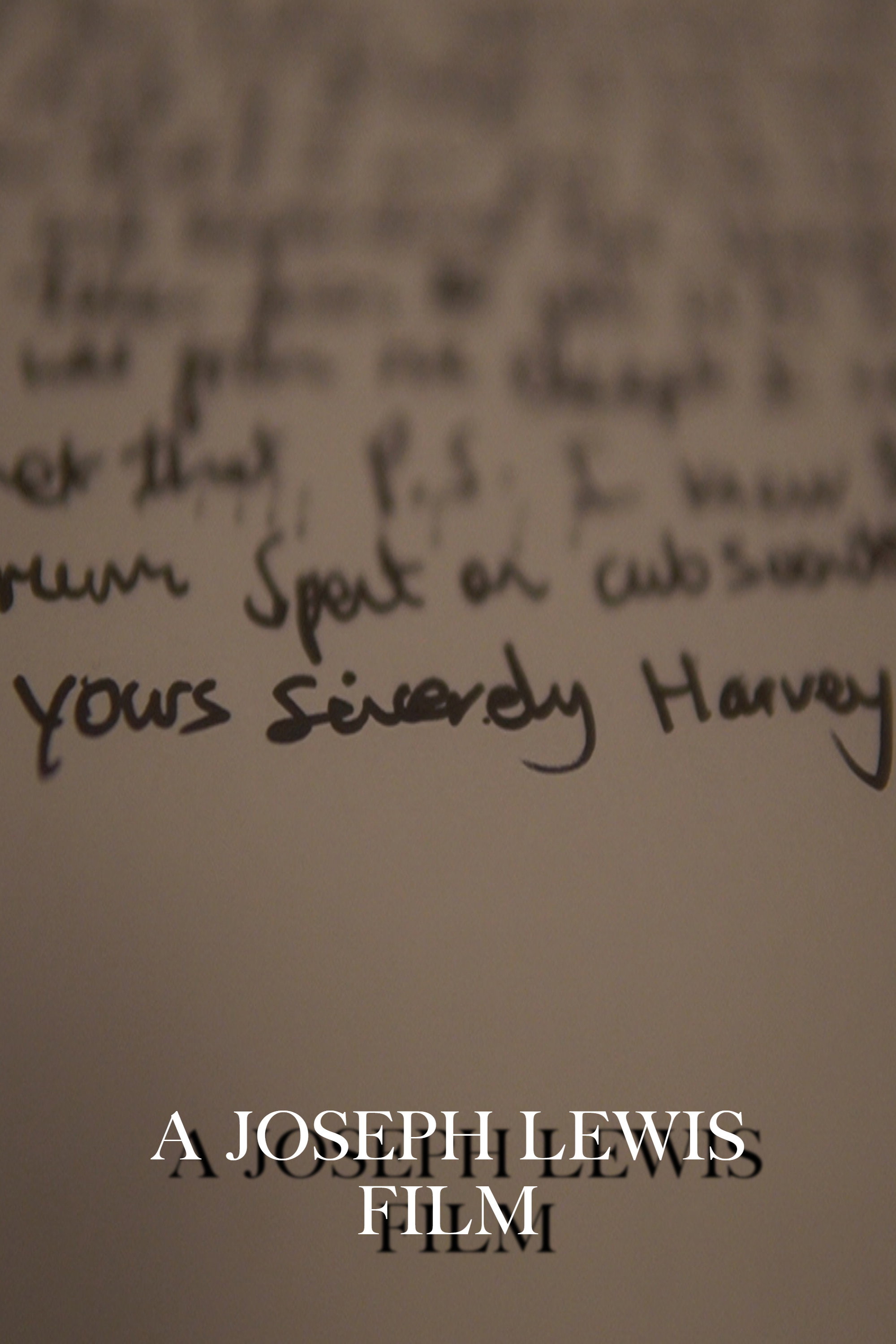 Yours Sincerely... Harvey