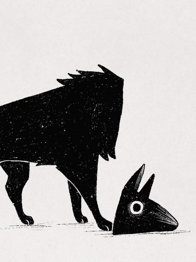 Le Loup, la Main et le Corbeau