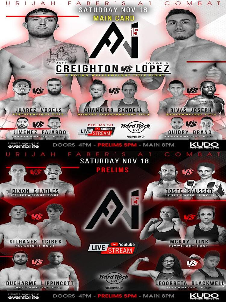 Urijah Faber's A1 Combat 15