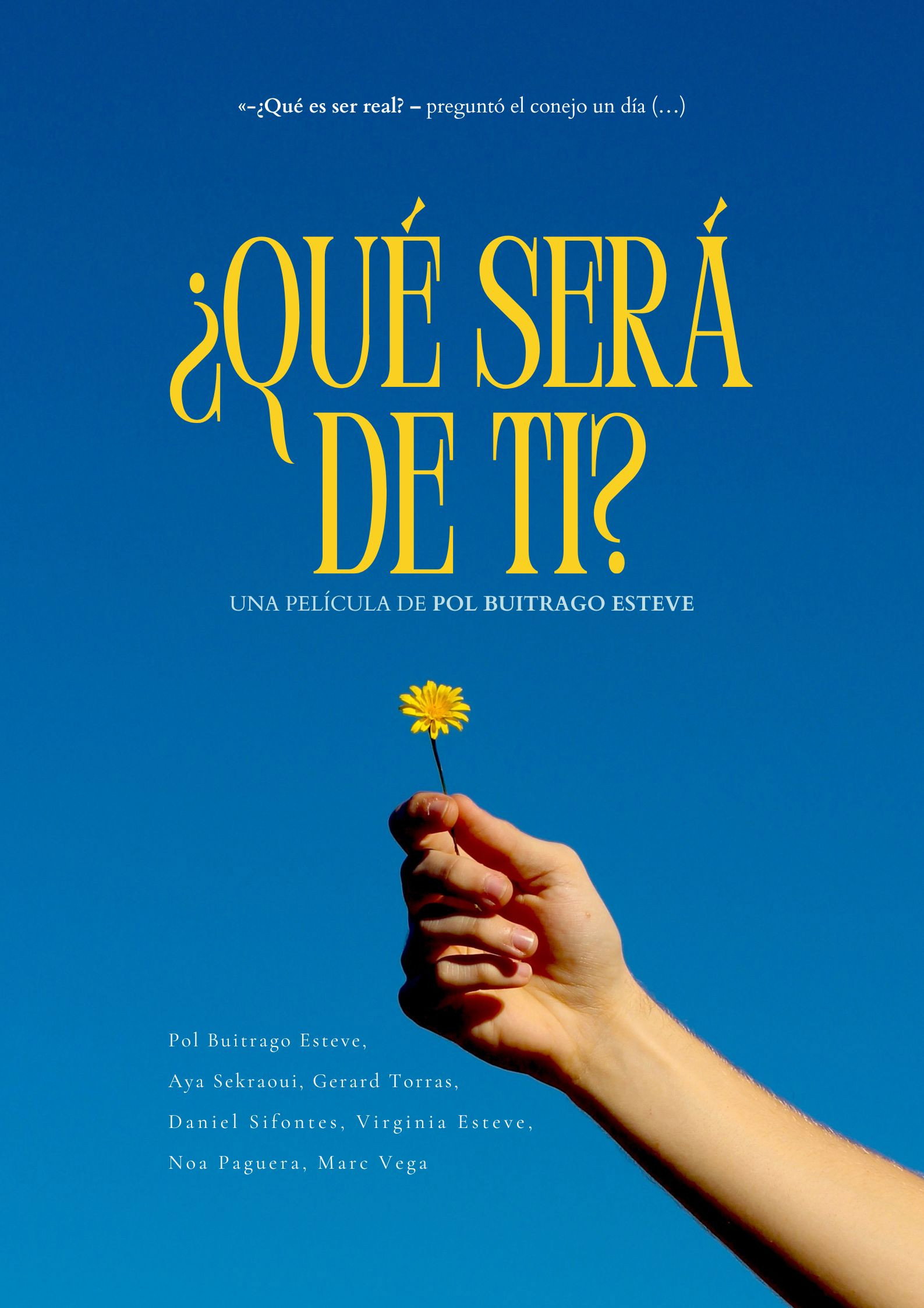 ¿Qué será de ti?