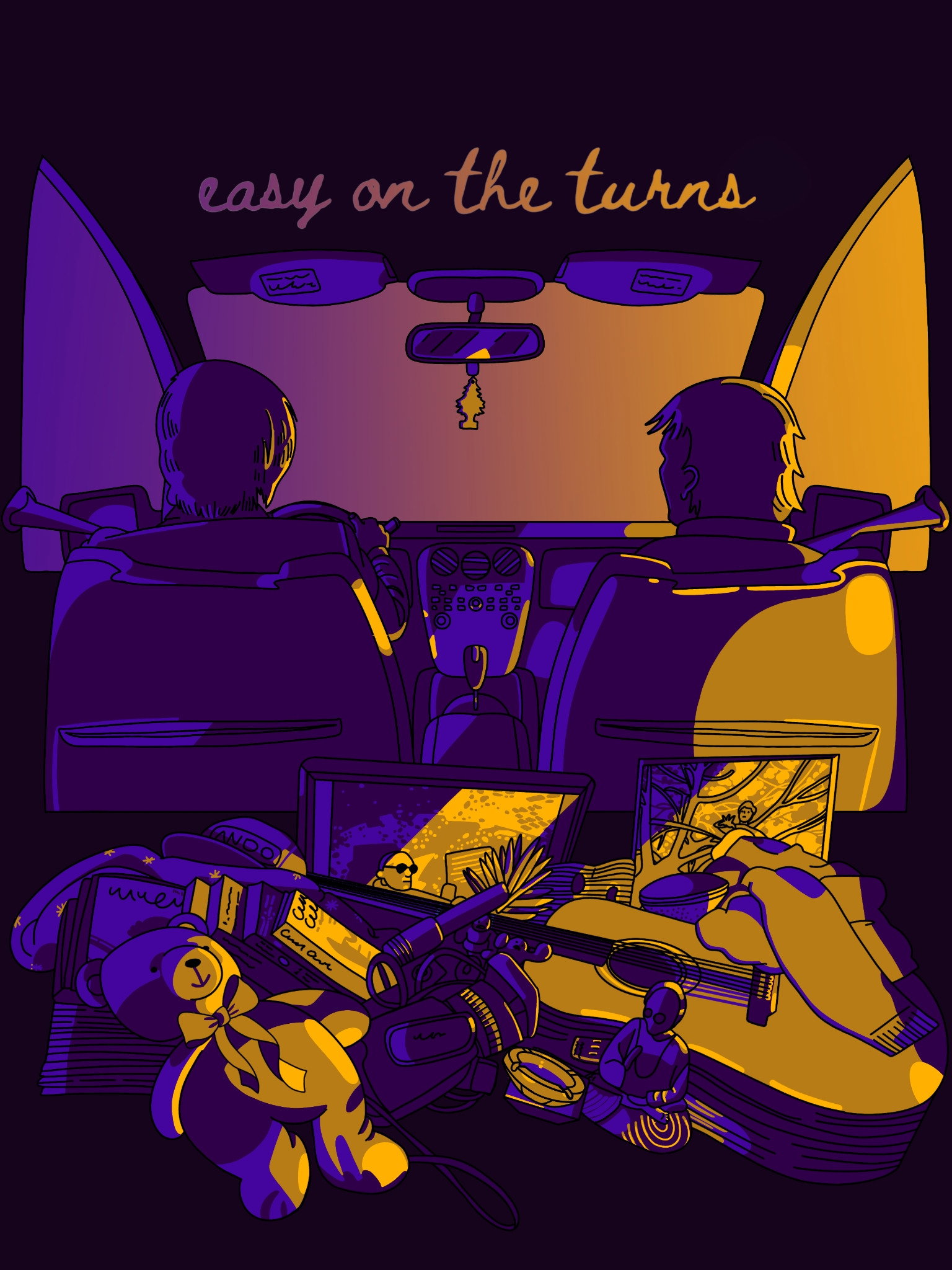 easy on the turns
