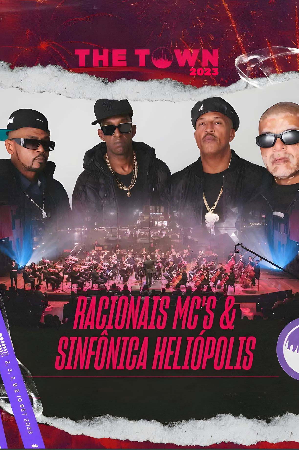 Racionais MC's e Orquestra de Heliópolis The Town 2023