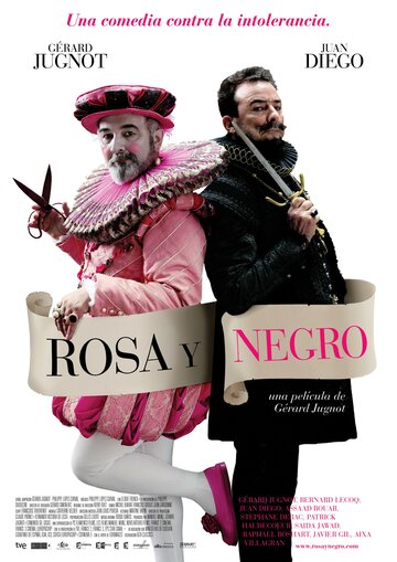 Rose et noir