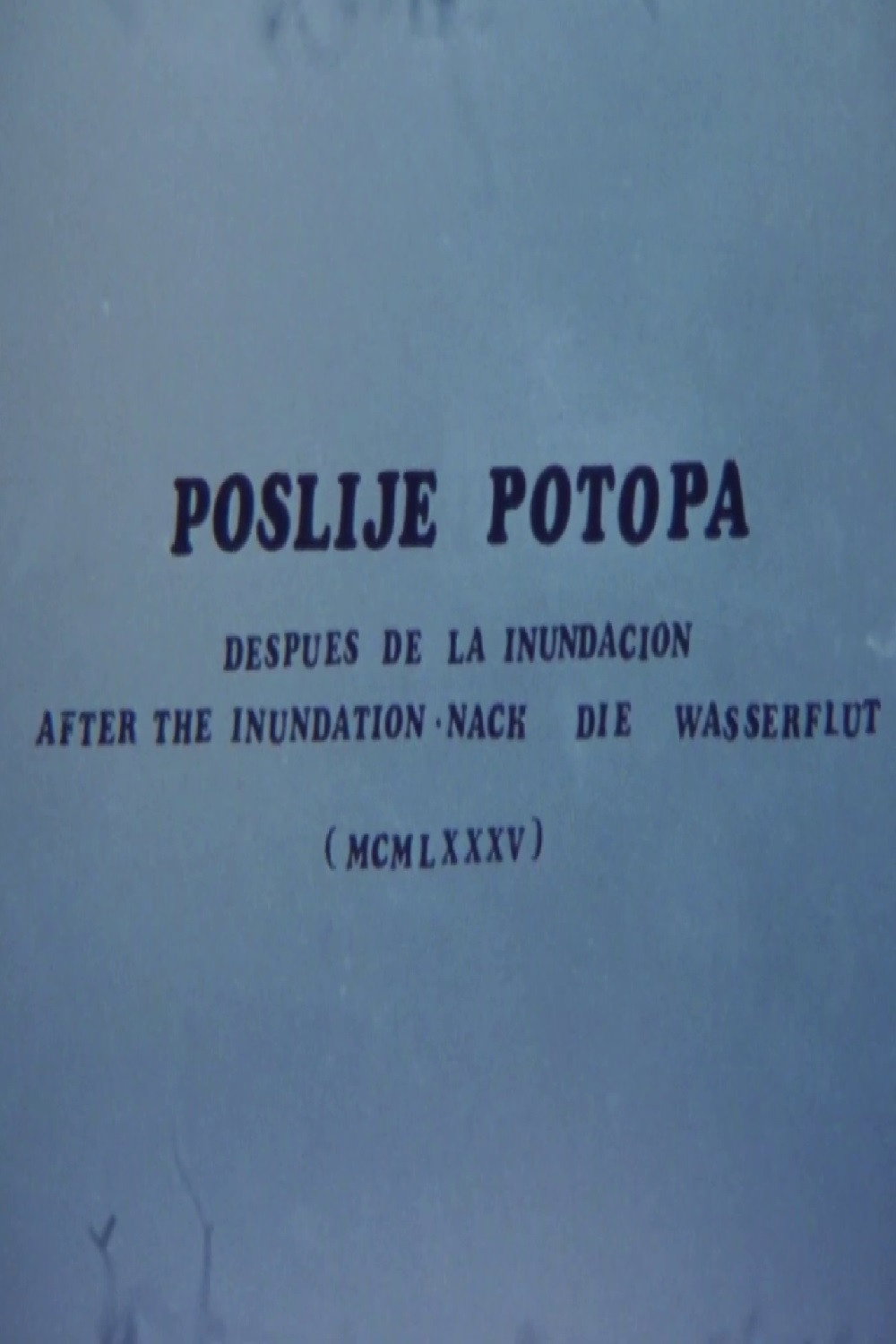 Poslije potopa