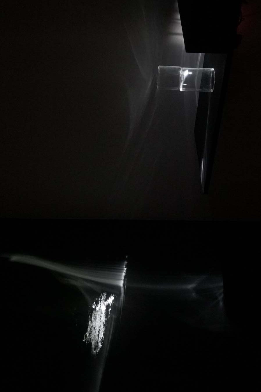 Sombra metálica en la sombra. Vapor