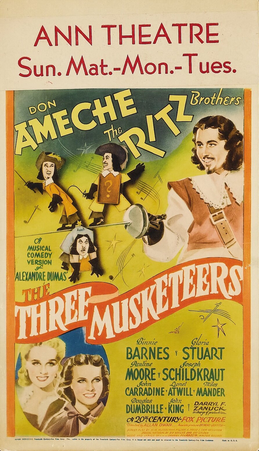 Три мушкетери (фільм, 1939)