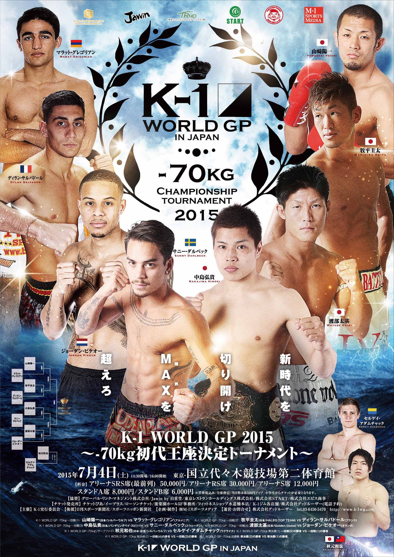 K-1 WORLD GP 2015 ～-70kg初代王座決定トーナメント～
