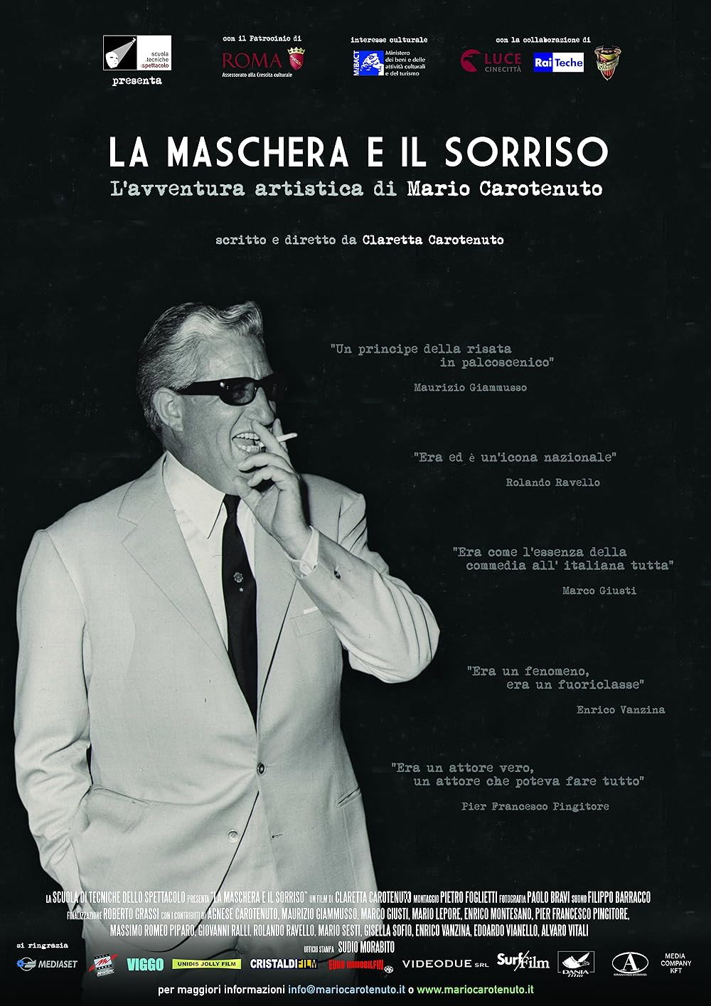 La maschera e il sorriso – L’avventura artistica di Mario Carotenuto