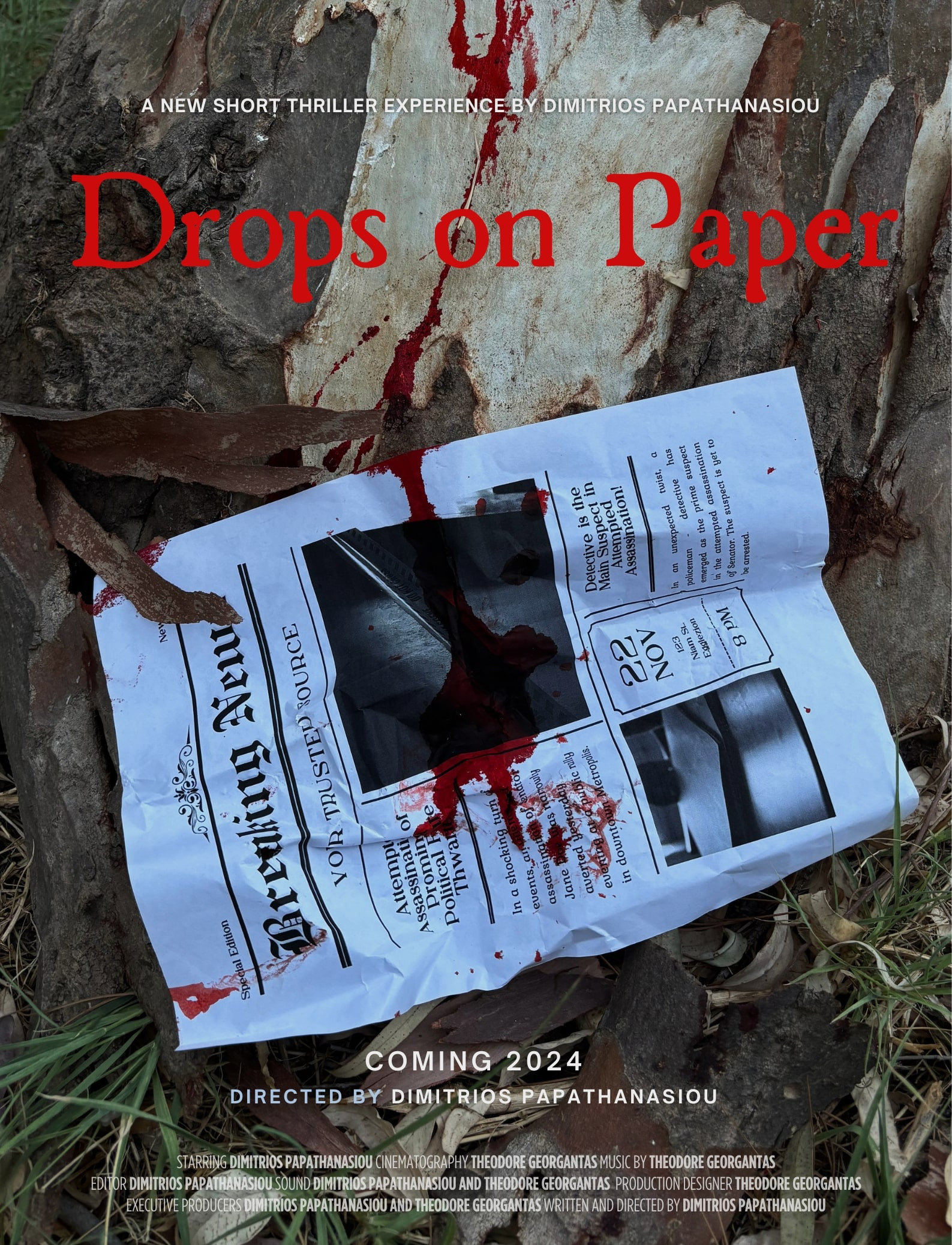 Drops on Paper