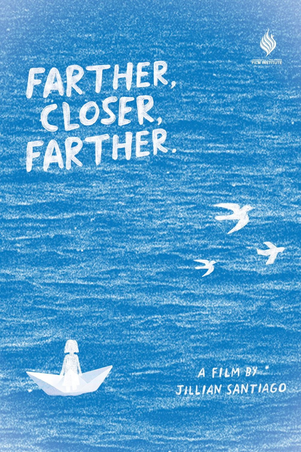 farther, closer, farther