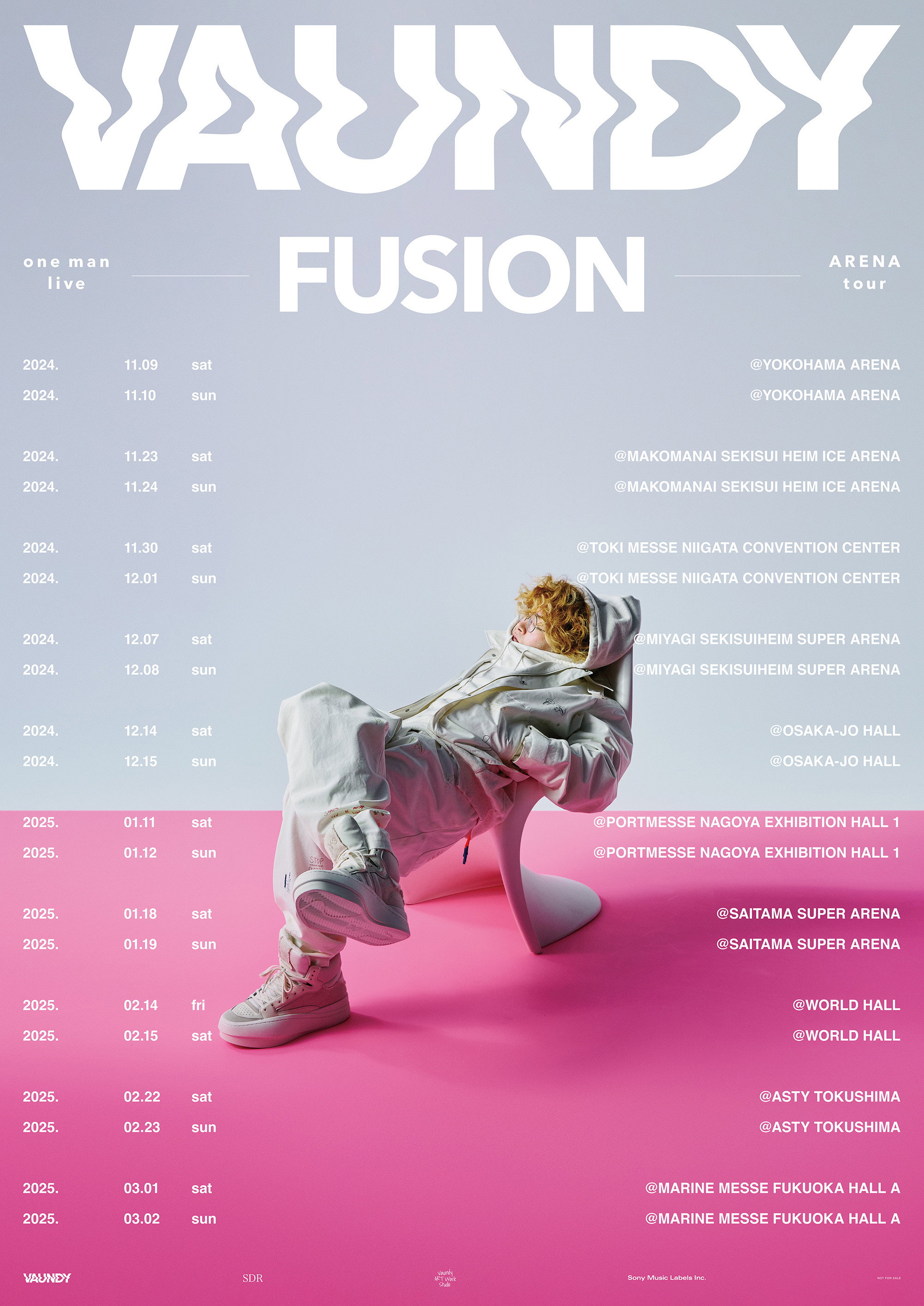 Vaundy one man live ARENA tour FUSION