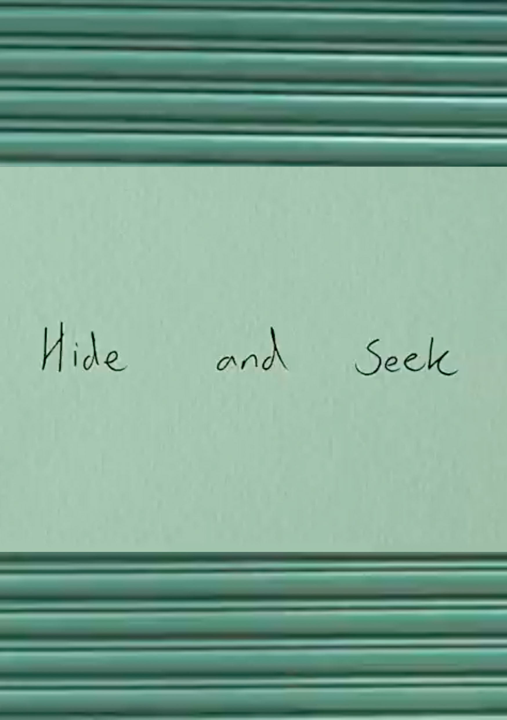 Hide and Seek