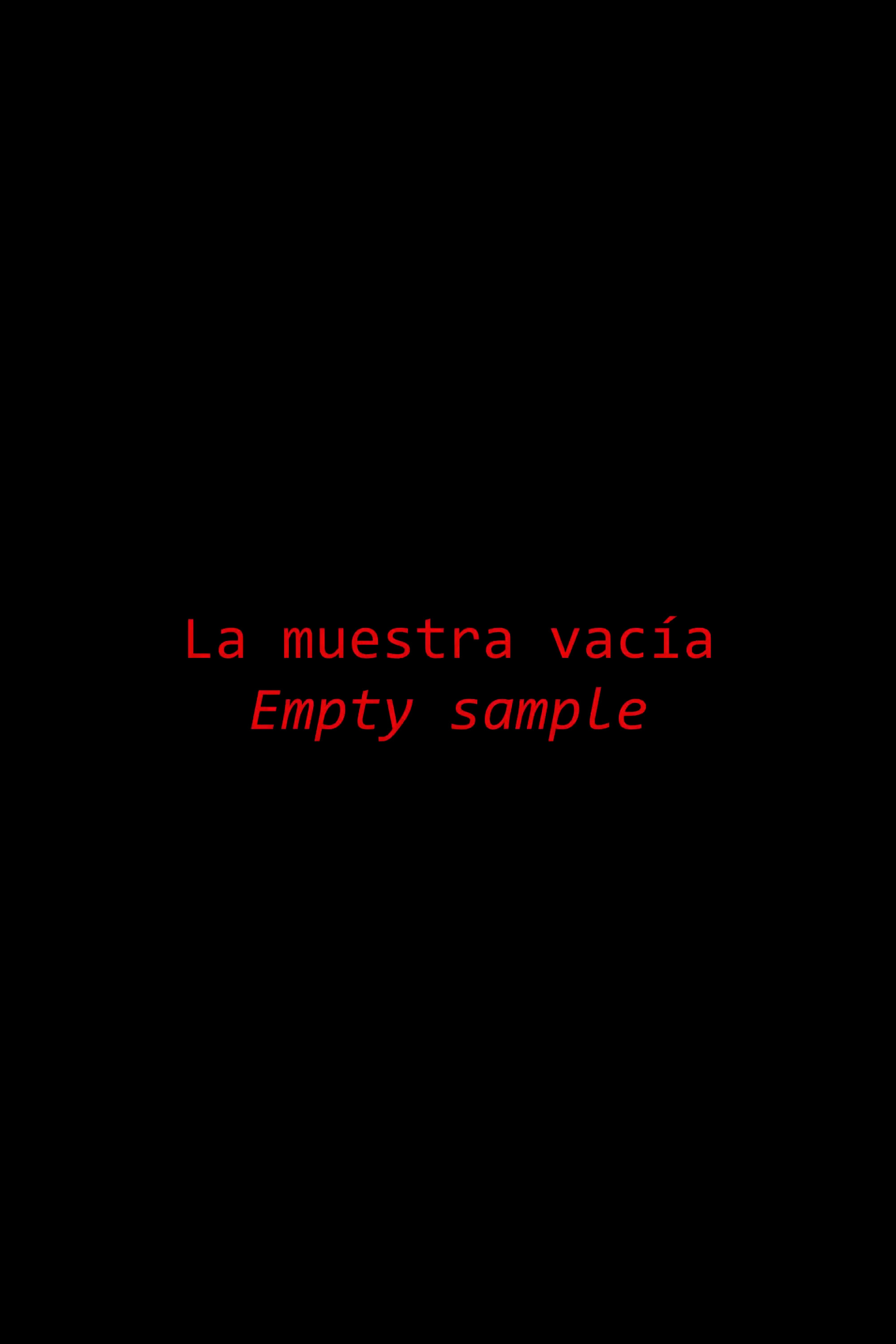 La muestra vacía