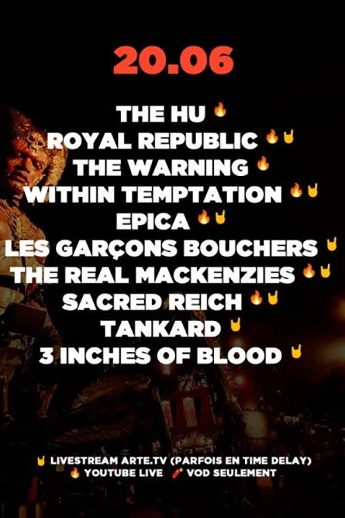 Hellfest 2025 - Jour 2 : Within Temptation, Epica, Royal Republic...