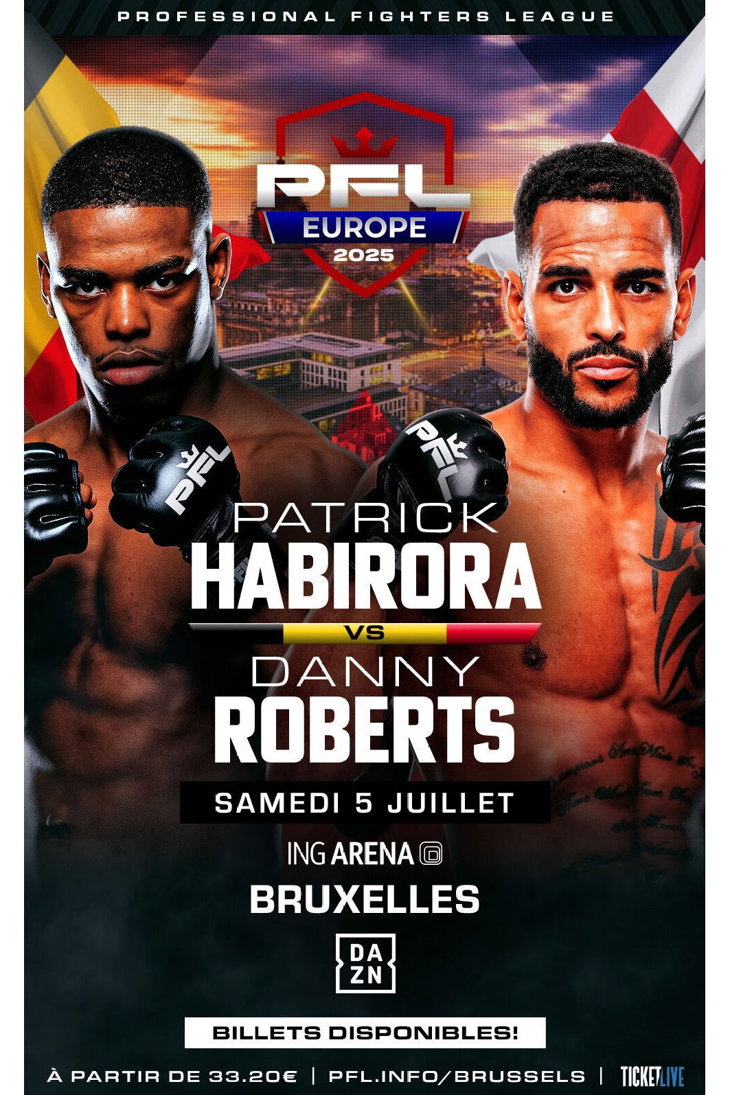 PFL Europe 2: Brussels 2025