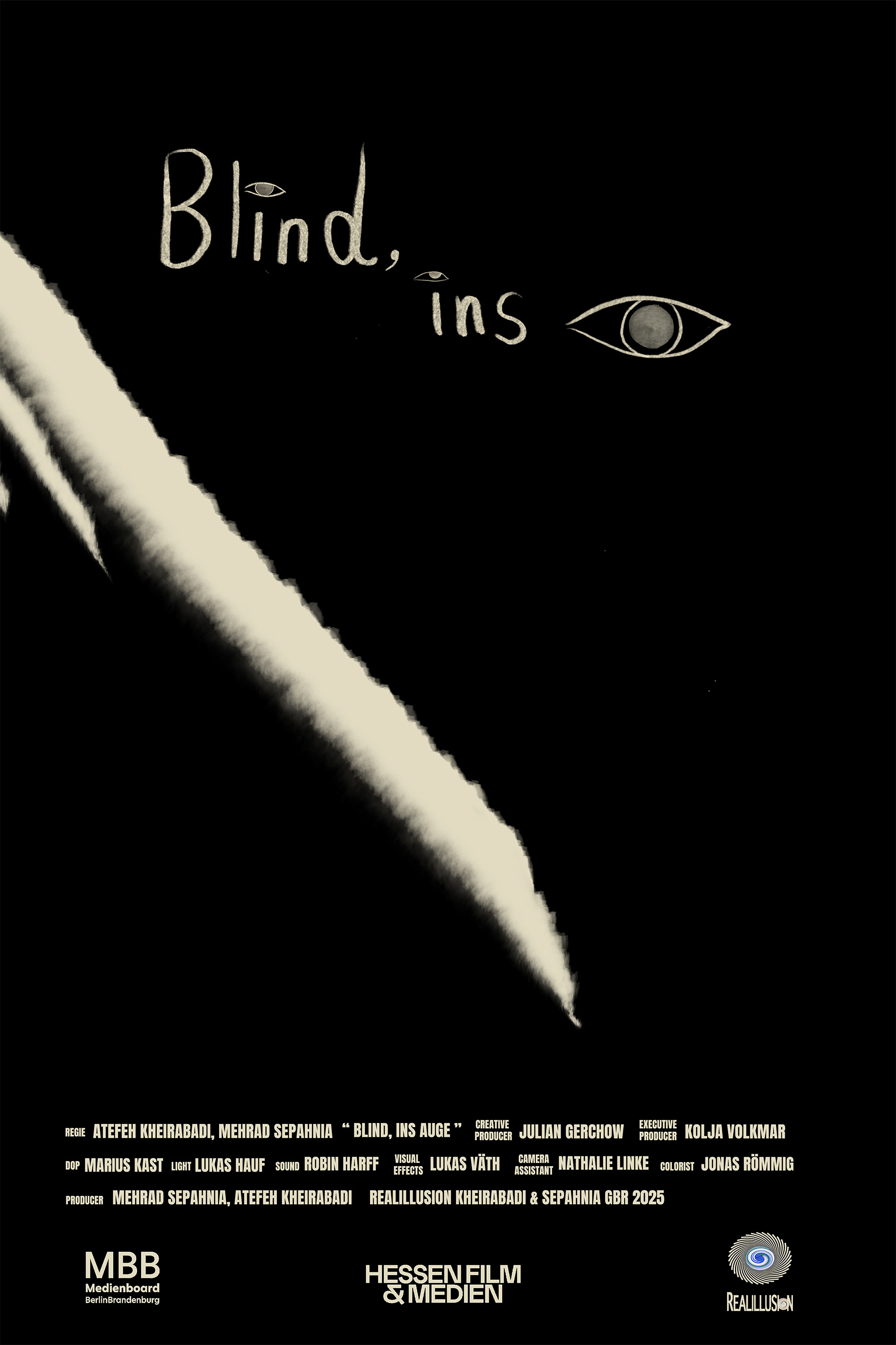 Blind, ins Auge