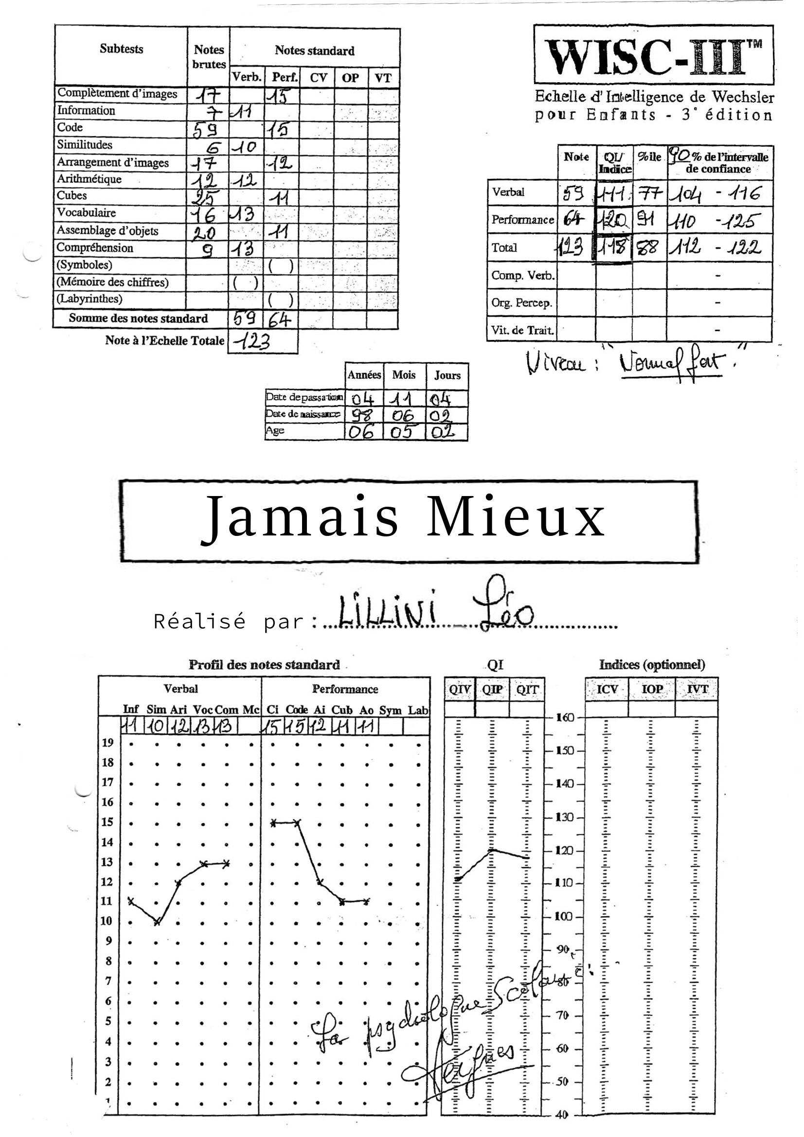 Jamais Mieux