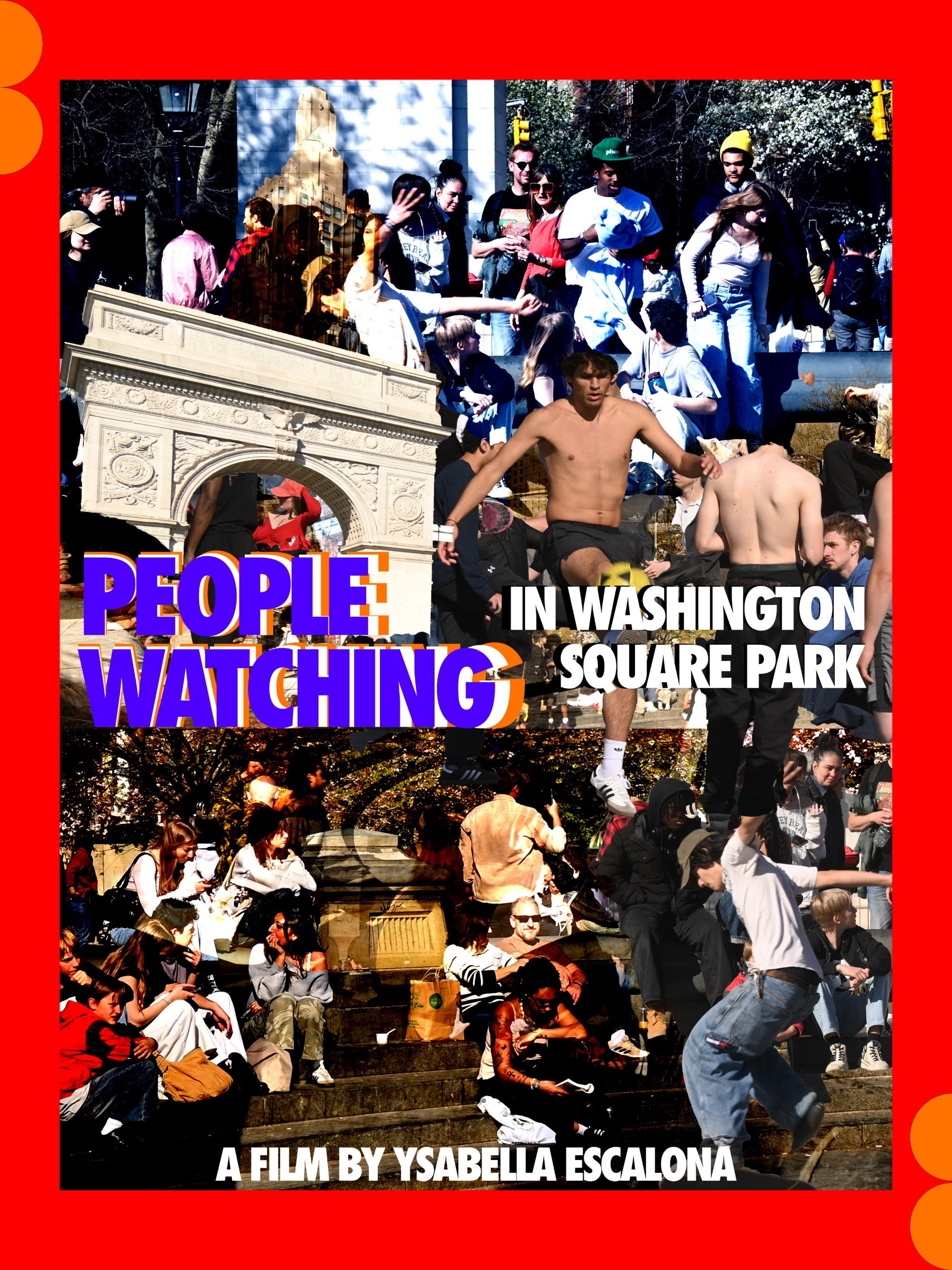 People Watching in Washington Square Park