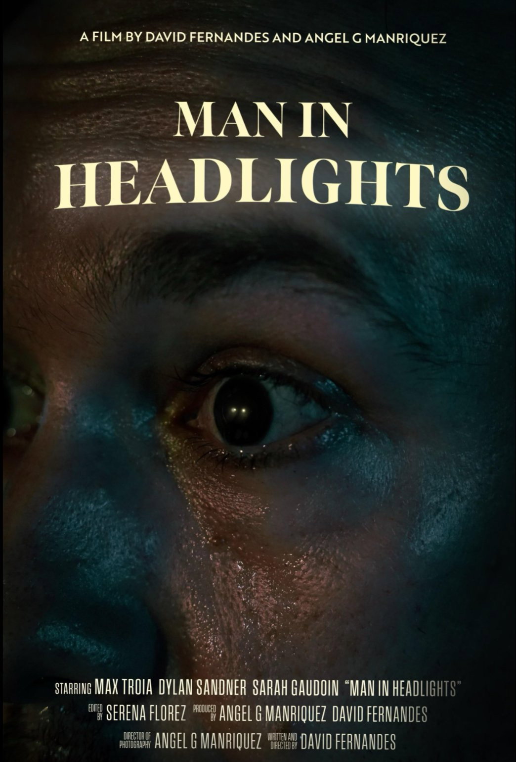 Man in Headlights
