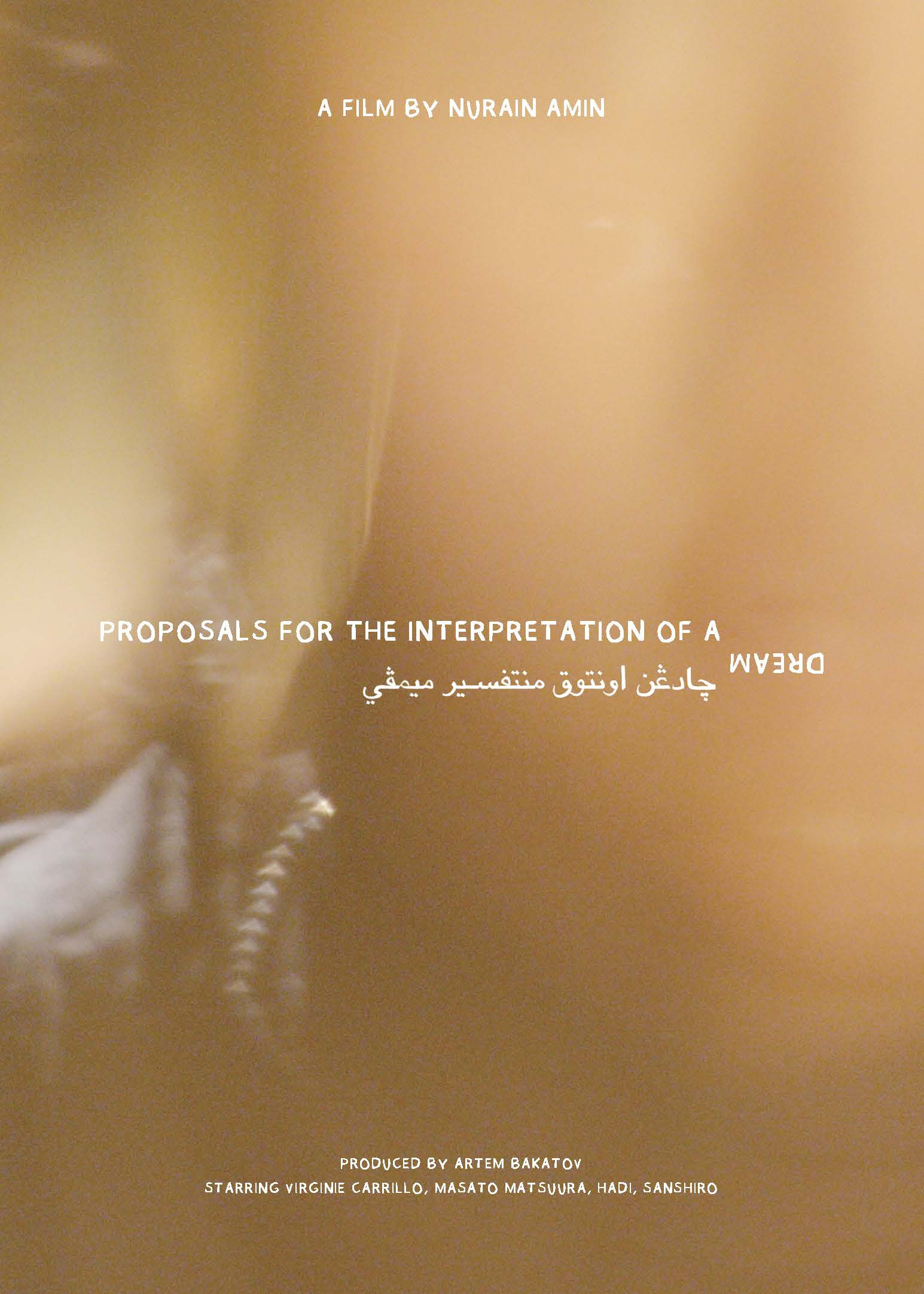 Proposals for the Interpretation of a Dream
