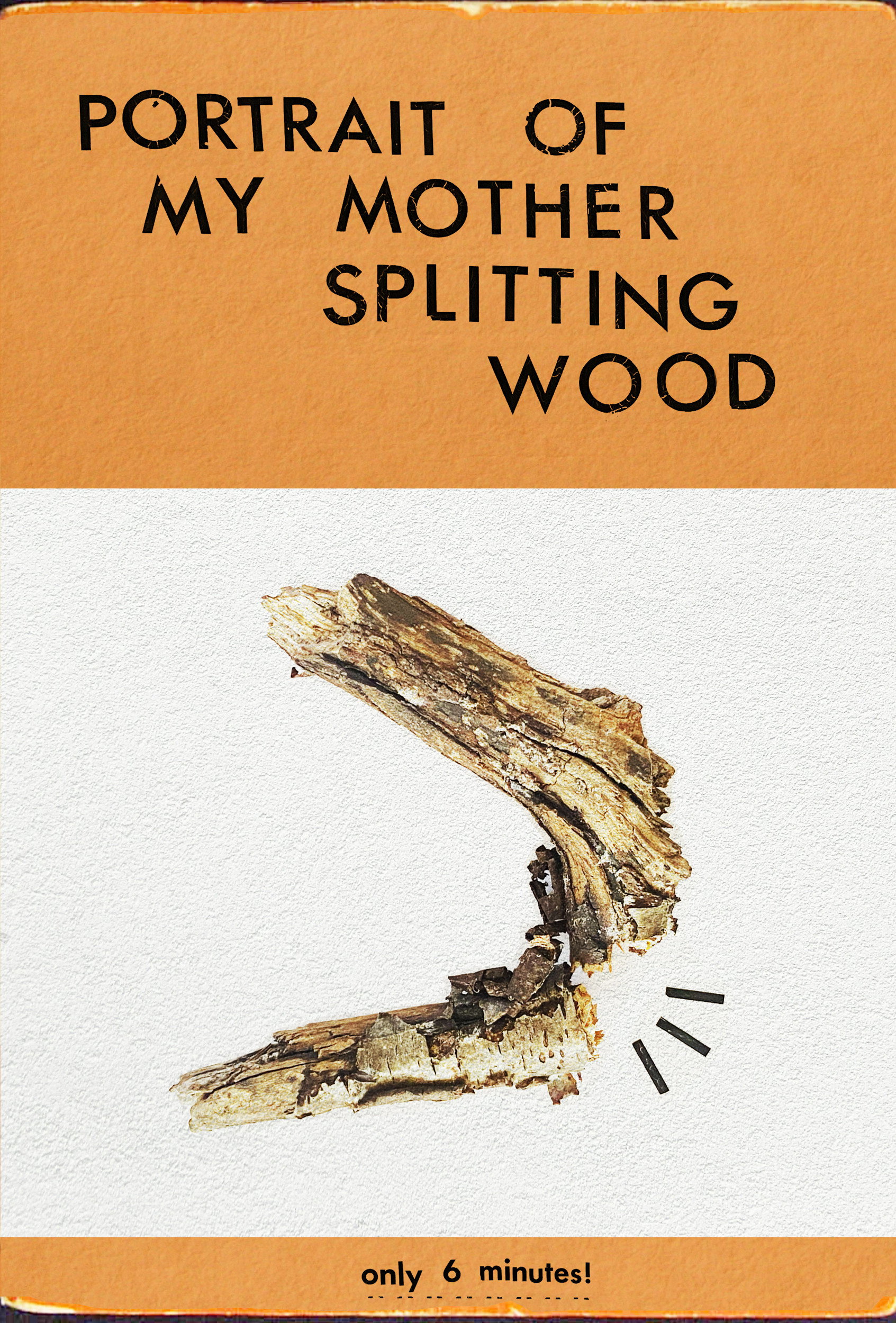 Portrait of My Mother Splitting Wood