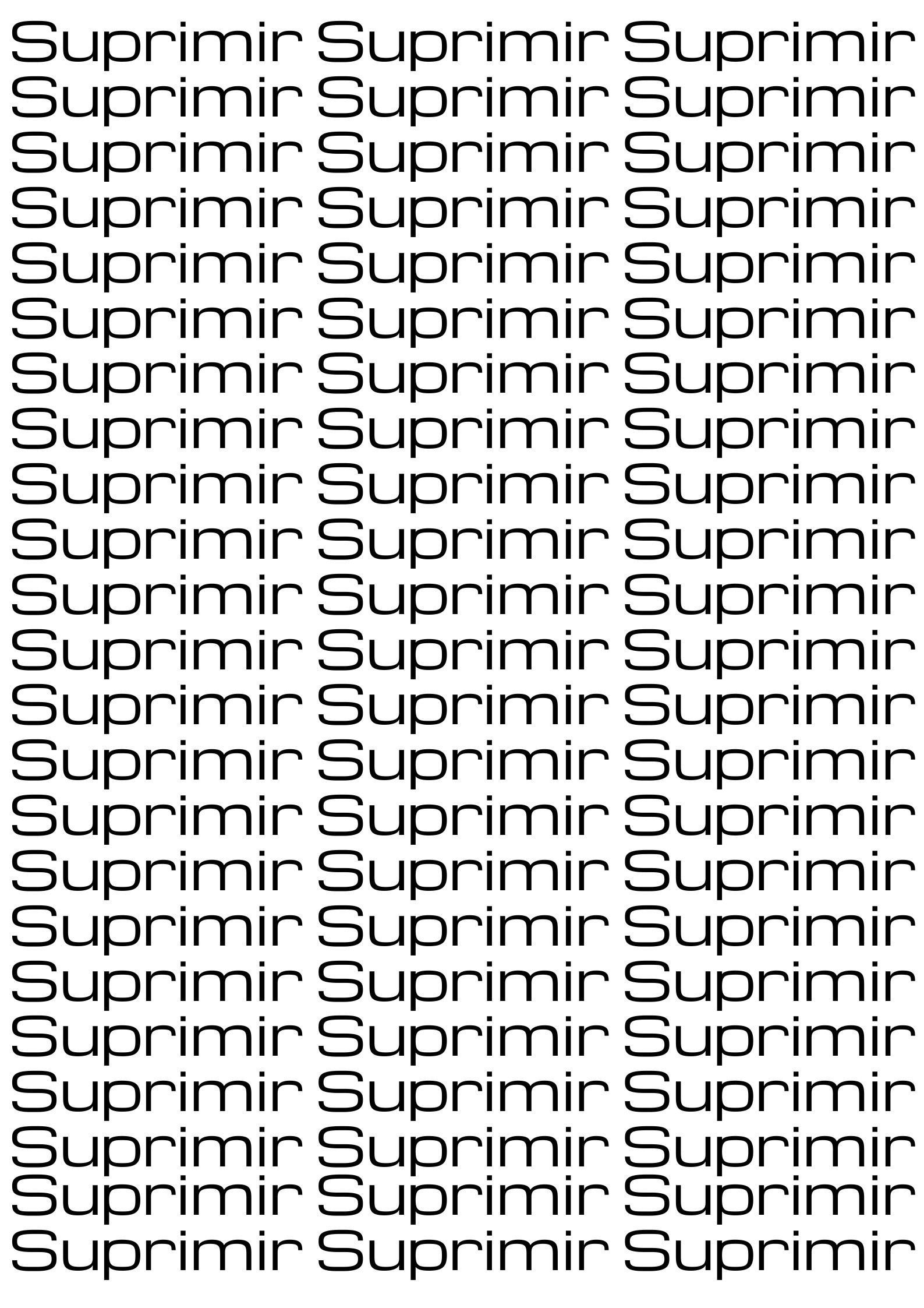 Suprimir