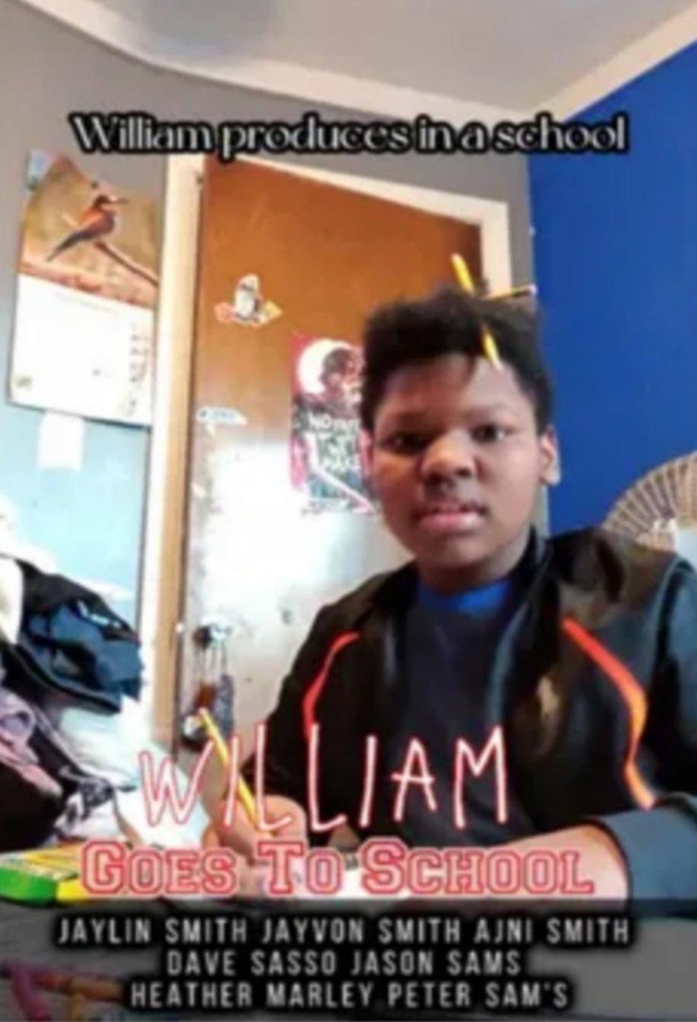 William goes to school