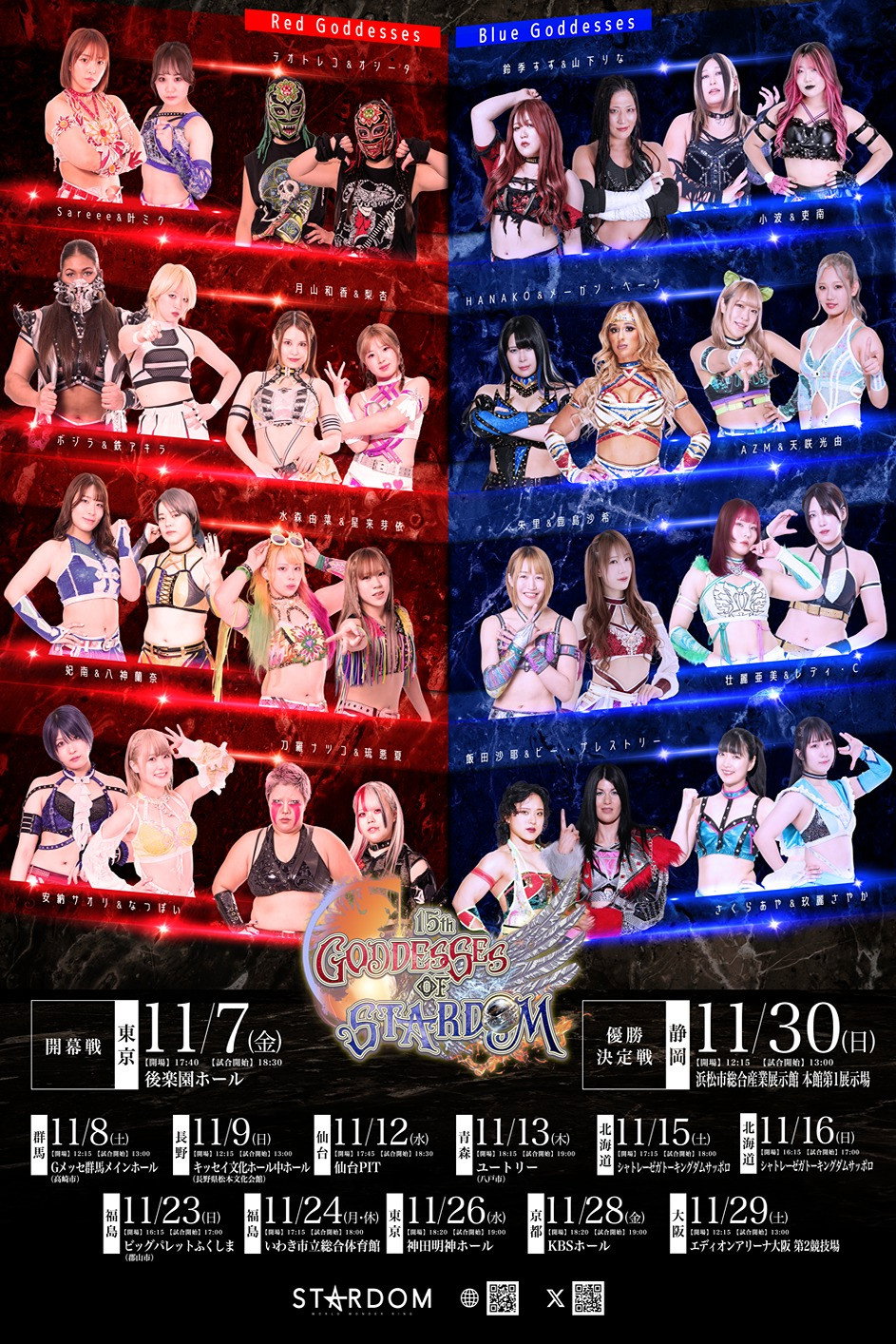 第15回 ゴッデス・オブ・スターダム ～タッグリーグ戦～ in SENDAI