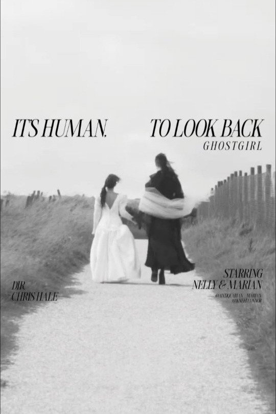 it's human, to look back