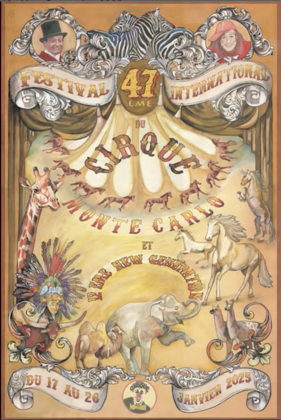 Das 47. Internationale Zirkusfestival von Monte-Carlo