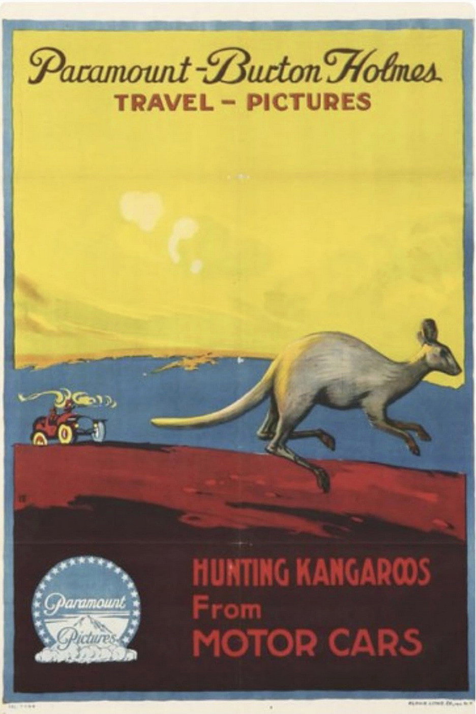Hunting Kangaroos from Motor Cars