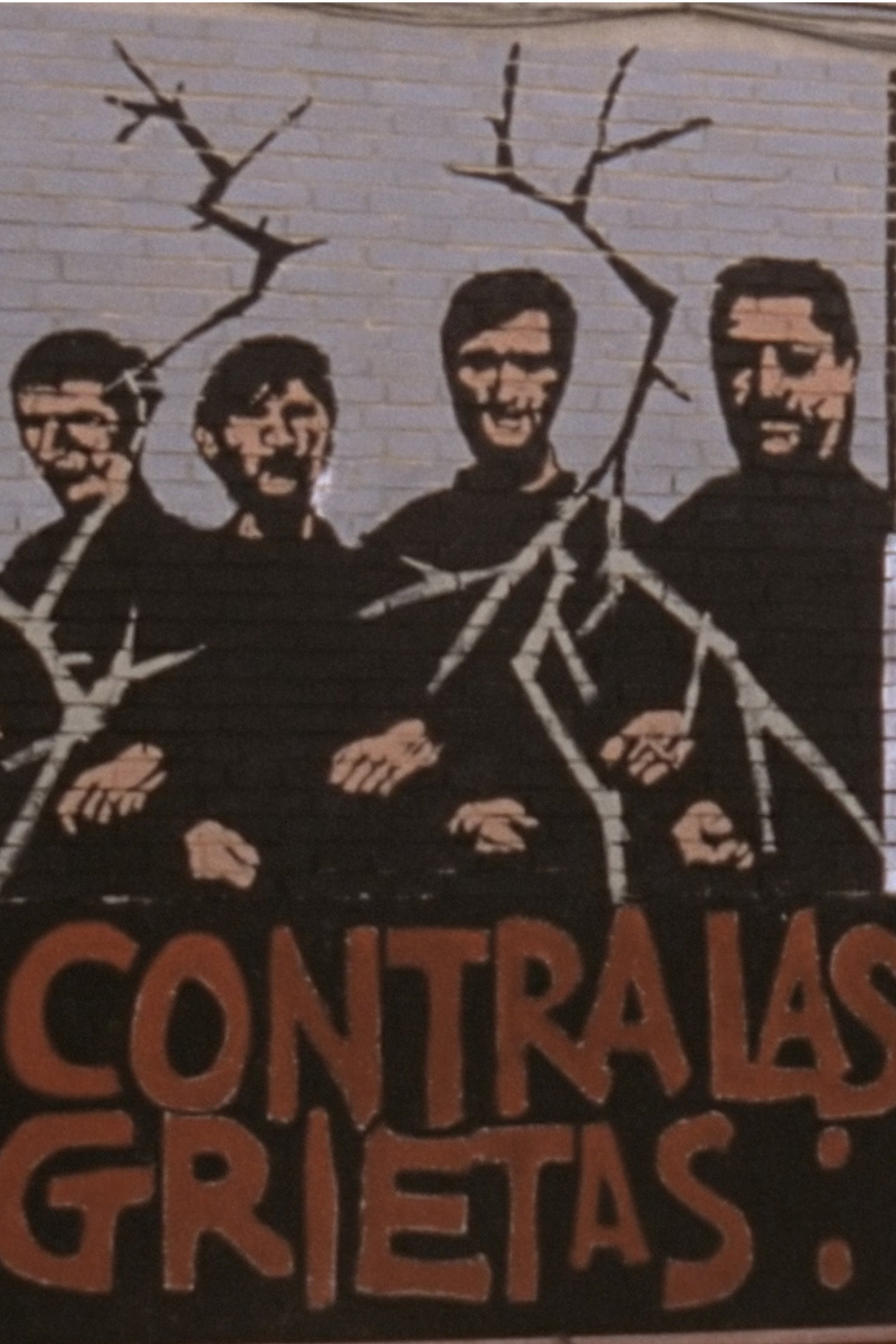 Murales y pancartas en barrios periféricos