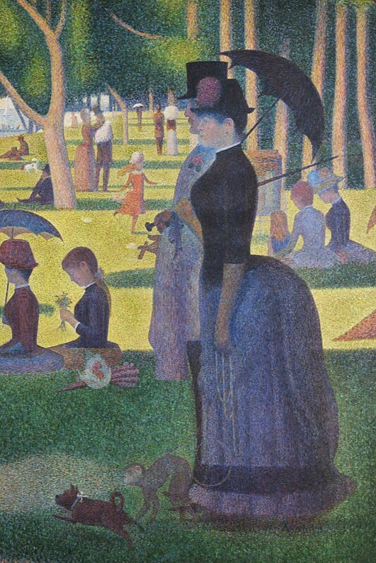 Georges Seurat « l’Utopie orange vert pourpre »