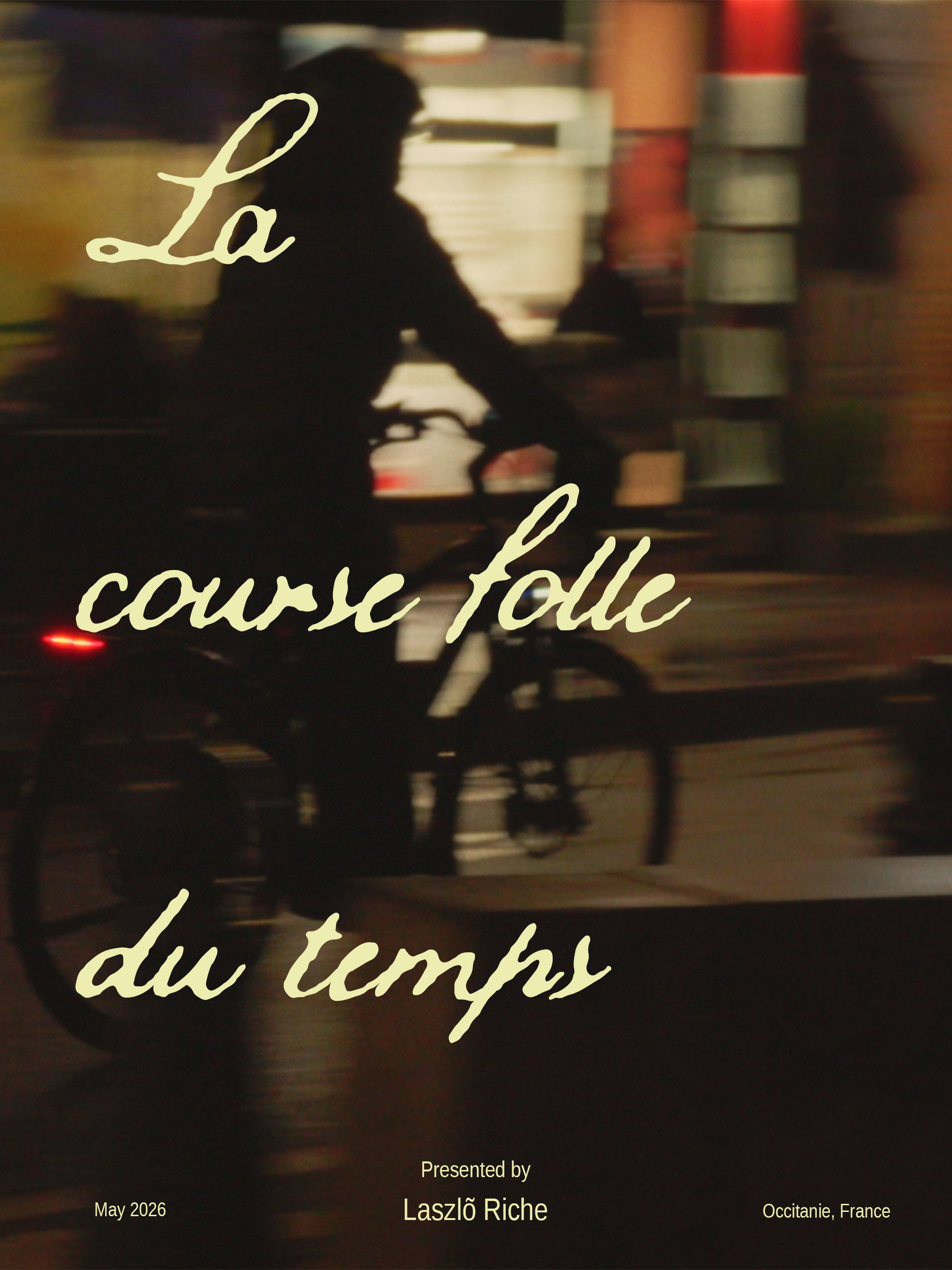 La course folle du temps