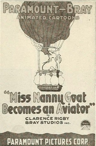 Miss Nanny Goat Becomes an Aviator